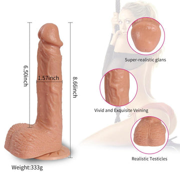 8Inch Realistic Dildo Messager