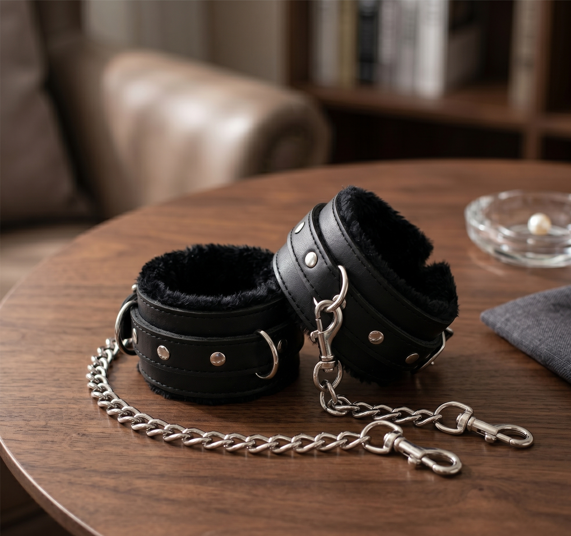 Black Hand Cuff For couple