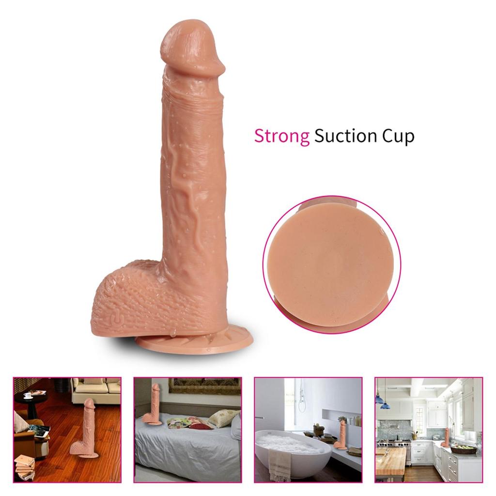 8Inch Realistic Dildo Messager