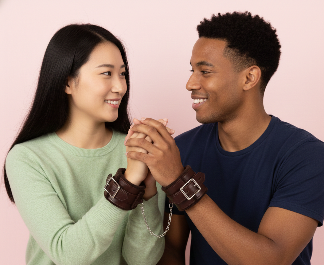 Black Hand Cuff For couple
