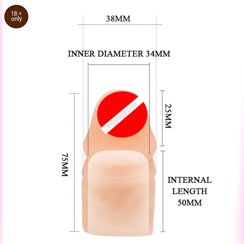3 Inch Reusable Extender Condom For Men