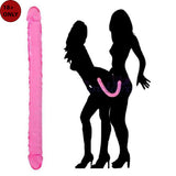 Double dong both Side G spot soft silicon massager for female 1 ps